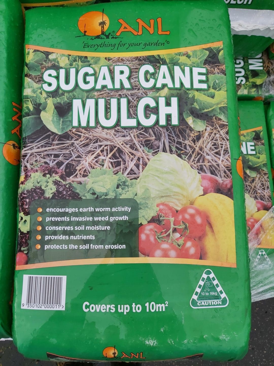 Sugar cane mulch Camden Nurseries