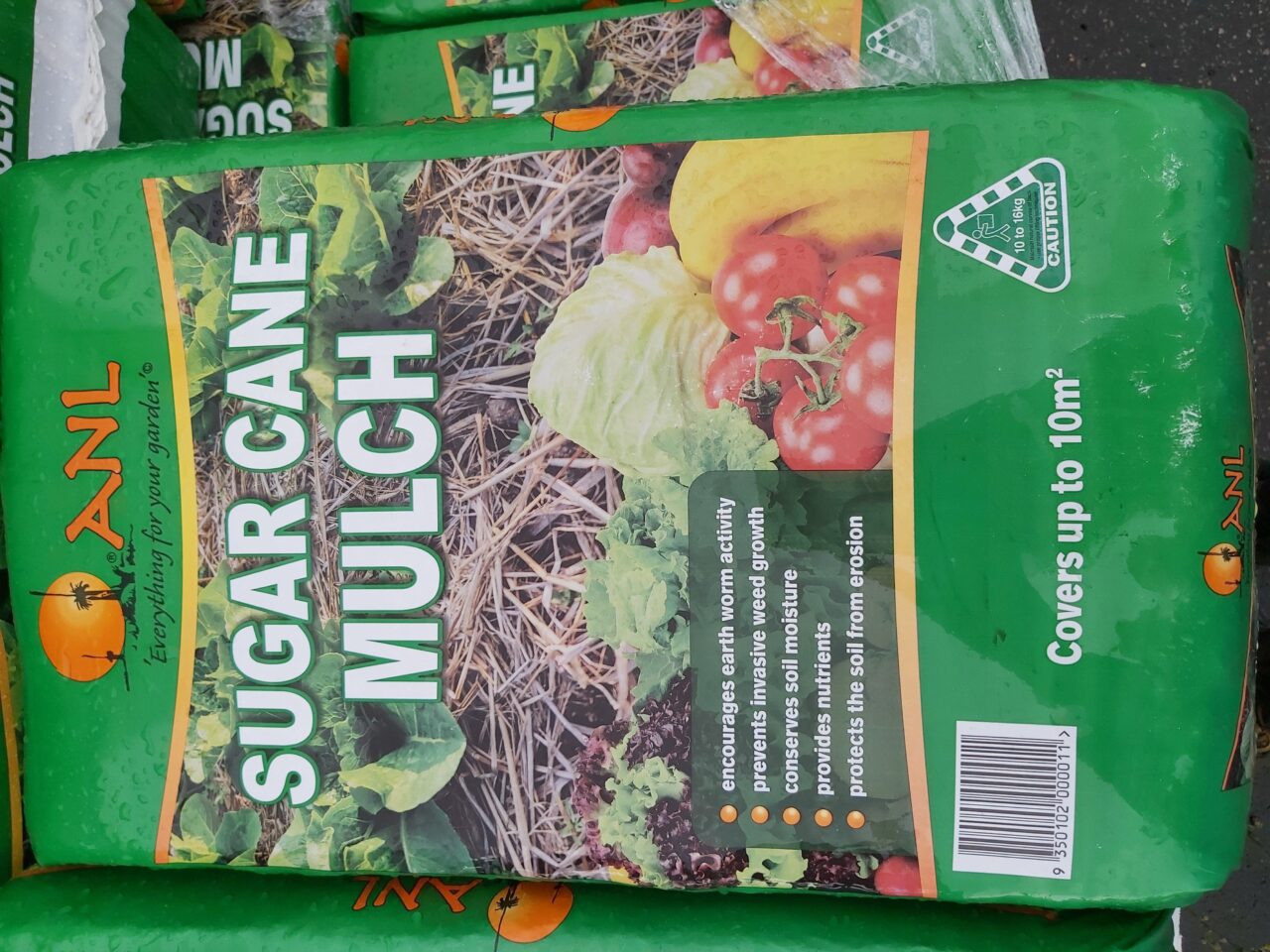 Sugar cane mulch Camden Nurseries